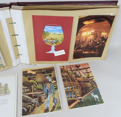Lot 417 - An album of 20th century cruise ship menus and...