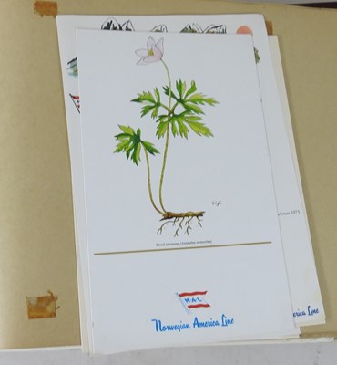 Lot 417 - An album of 20th century cruise ship menus and...