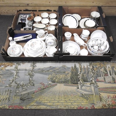 Lot 518 - A collection of tableware, to include an...