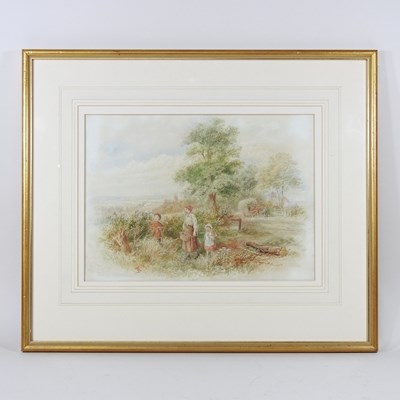 Lot 94 - Manner of Miles Birket Foster, children...