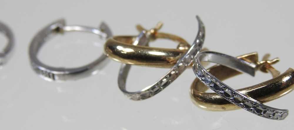 Lot De Boucles D'oreilles : 9 Modèles Uniques + 1 Paire élégante - Occasion Varié