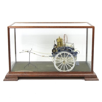 Lot 104 - A scratch built painted wooden model of a...