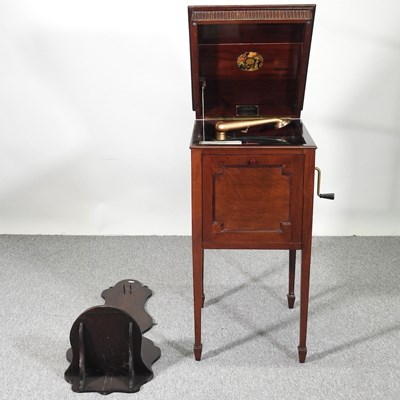 Lot 413 - An early 20th century Lithophone wind up...