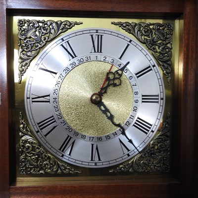 Lot 368 - A hand made hood clock, with a striking twin...