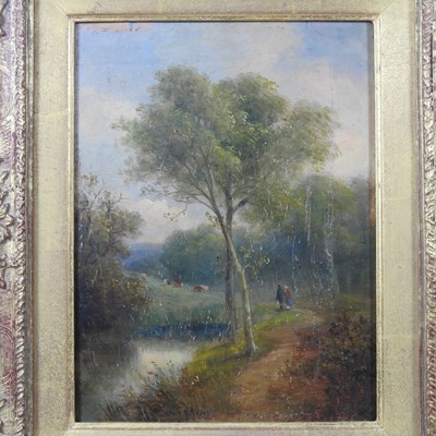 Lot 356 - John Moore of Ipswich, 1820-1902, landscape...