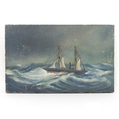 Lot 446 - English school, early 20th century, a sailing...