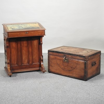 Lot 416 - A Victorian mahogany davenport