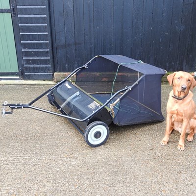 Lot 748 - A Neilsen lawn tractor garden sweeper