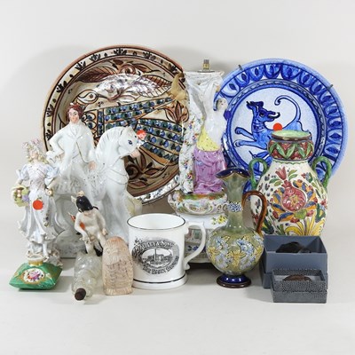 Lot 506 - A collection of 19th century Staffordshire...