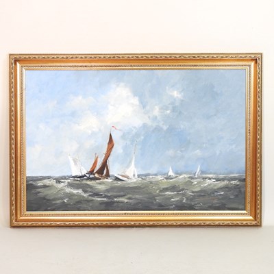 Lot 135 - George William Gill, b1949, Yacht racing,...