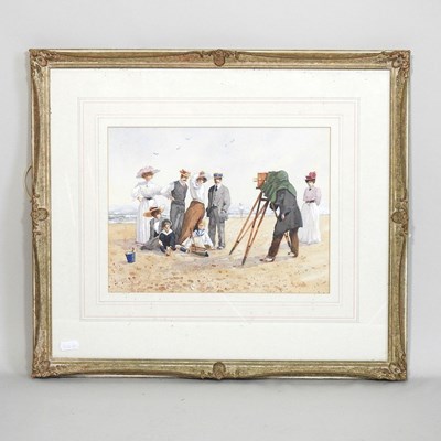 Lot 81 - Albert Smith, An Edwardian beach photoshoot,...