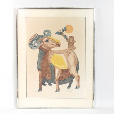 Lot 5 - Abraham Krol, (Abram) 1919-2005, Ram, signed...