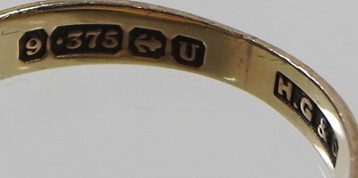 Lot 47 - A 22 carat gold wedding band, 3.3g, size J/K,...