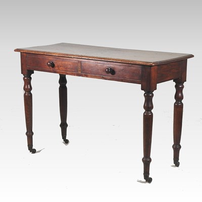 Lot 100 - An early 19th century burr elm side table