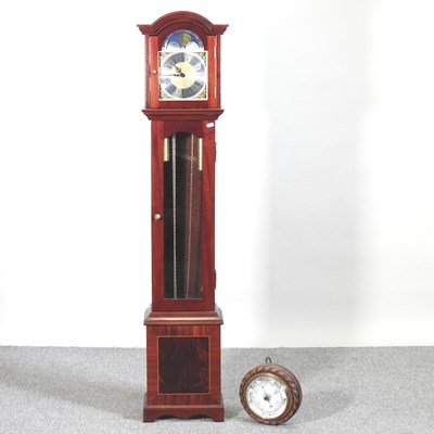 Lot 535 - A granddaughter clock, together with an early...