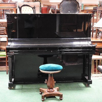 Lot 365 - A Yamaha U3 upright piano, in an ebonised case,...