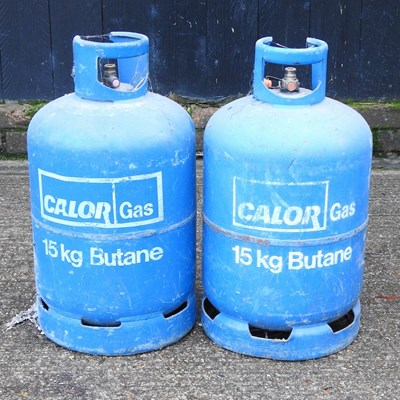 Lot 520 - A Calor gas butane canister and another (2)