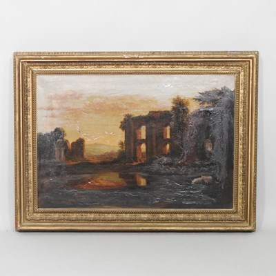 Lot 248 - Continental school, 19th century, landscape...