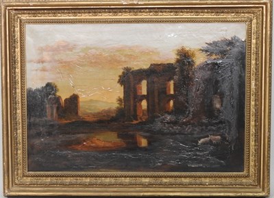 Lot 248 - Continental school, 19th century, landscape...