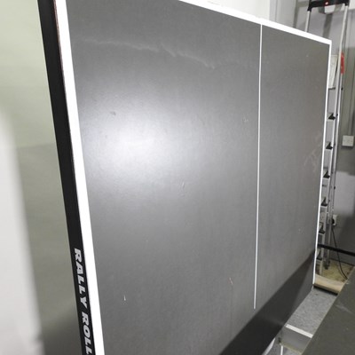 Lot 502 - A Jaques folding table tennis table, 154 x 280cm