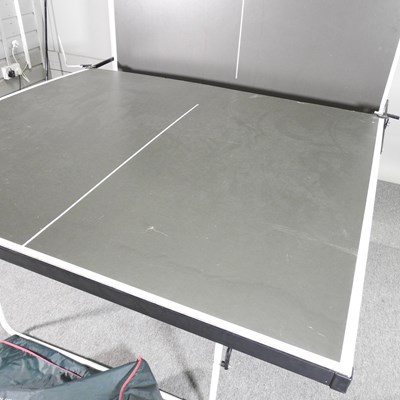 Lot 502 - A Jaques folding table tennis table, 154 x 280cm