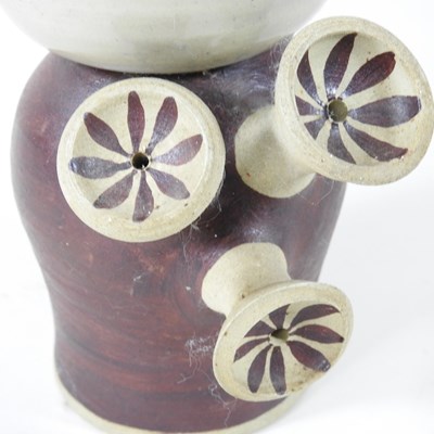 Lot 87 - Claire Lambert, b.1936, a glazed pottery...