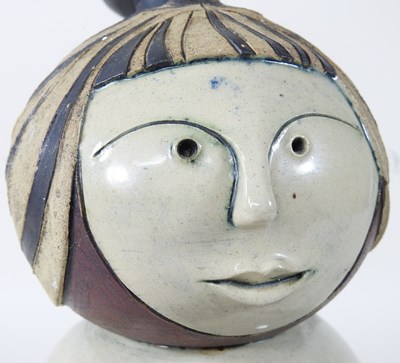 Lot 87 - Claire Lambert, b.1936, a glazed pottery...