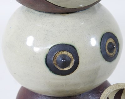 Lot 87 - Claire Lambert, b.1936, a glazed pottery...