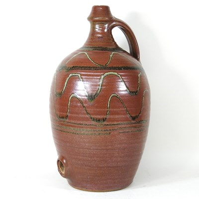 Lot 590 - Style of Bernard Leach, an Art pottery ewer,...