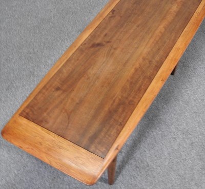 Lot 13 - A 1960's Danish style teak coffee table, of...