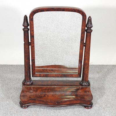 Lot 464 - A Victorian mahogany swing frame toiletry...