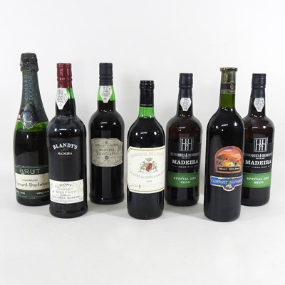 Lot 426 - A collection of wine to include Madeira (7)