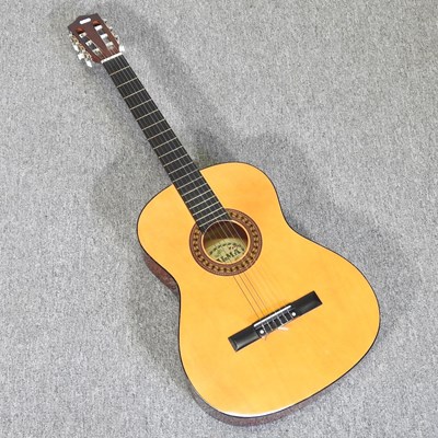 Lot 463 - A Palma nylon strung acoustic guitar, 100cm,...