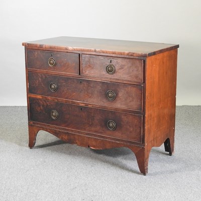 Lot 545 - A 19th century mahogany chest