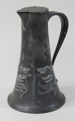 Lot 306 - A Tudric pewter jug