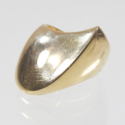 Lot 17 - A Georg Jensen 18 carat gold ring, attributed...