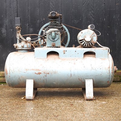 Lot 142 - An air compressor, 116cm wide