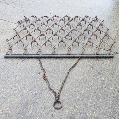 Lot 538 - A chain harrow, 180cm wide