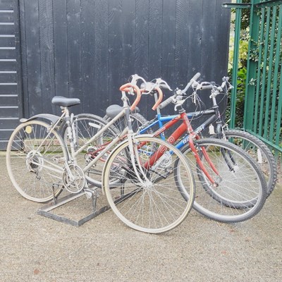 Lot 296 - A ladies vintage Raleigh bicycle, with two...