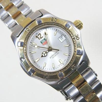 Lot 570 - A Tag Heuer Professional ladies wristwatch,...