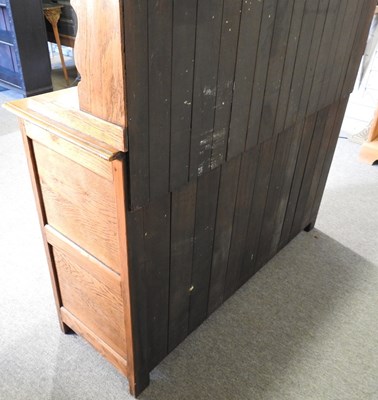 Lot 271 - A mid 20th century carved oak dresser, with a...