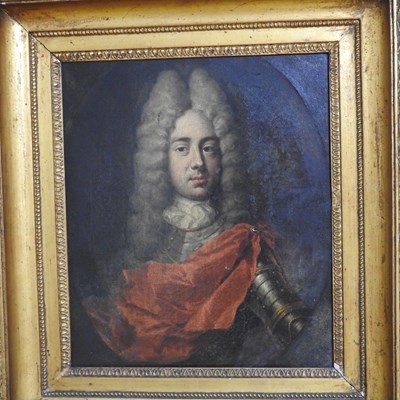 Lot 78 - Manner of Sir Godfrey Kneller, 1646-1723, head...