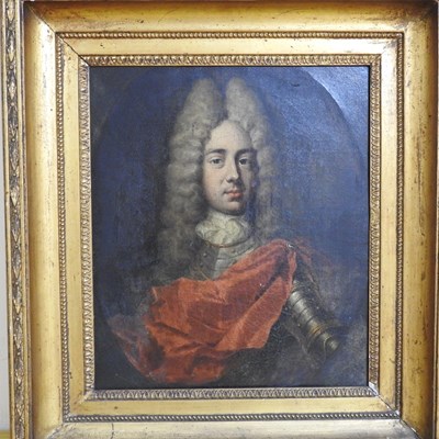 Lot 78 - Manner of Sir Godfrey Kneller, 1646-1723, head...
