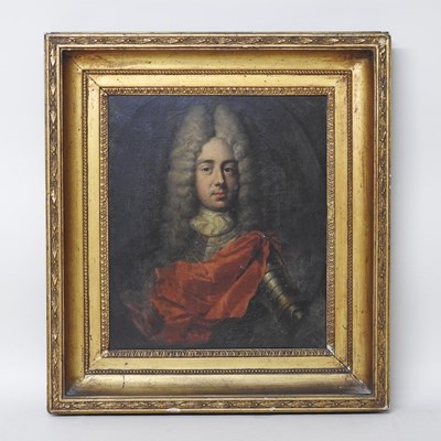 Lot 78 - Manner of Sir Godfrey Kneller, 1646-1723, head...
