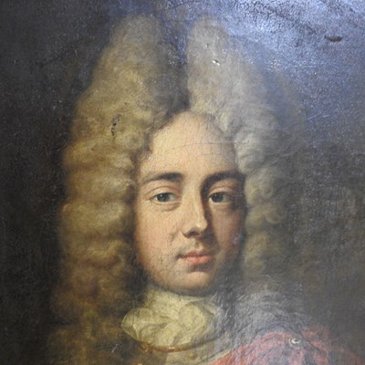 Lot 78 - Manner of Sir Godfrey Kneller, 1646-1723, head...