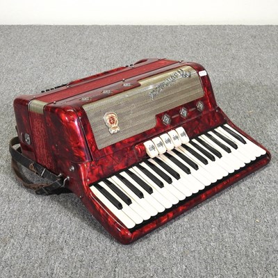 Lot 207 - A Marinucci Recineti accordion, in a hard case