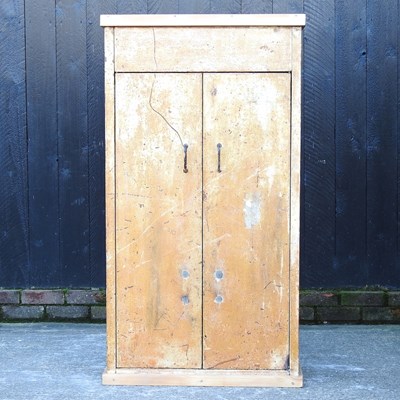 Lot 239 - A painted metal industrial style cabinet