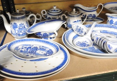 Lot 39 - An extensive Chinese porcelain blue and white...
