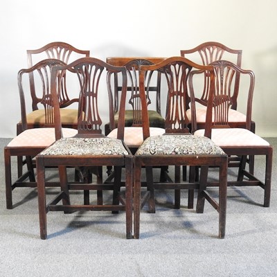 Lot 387 - A set of three 19th century mahogany dining...