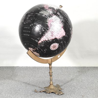 Lot 253 - A modern 16 inch terrestrial globe, on a metal...